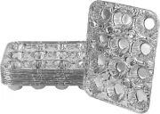 Aluminum Foil Muffin Pans Reusable and Disposable, Holds 12 Mini Cupcakes/Muffin