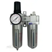 1/2" Compressed Air Compressor Filter Regulator Lubricator Combo FRL System