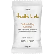 Health Lab Mylk Chocolate Gooey Caramel Filled Diamonds 2 pack