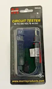MORRIS 59020 CIRCUIT TESTER 90 TO 300 VOLTS AC/DC