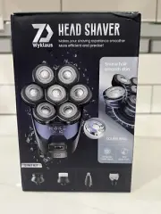 Wyklaus Head Shaver 7D Head Shavers for Bald Men, Head Electric Razor NEW In Box