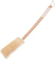 Bath Back Brush Wooden Handle Body Brush Exfoliating Shower Back Brush Spa Grade Back Scrubber Comfortable Bathing Brush