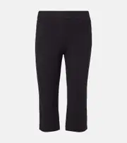 [Staud] Staud Leone high-rise capri pants AU 14 black
