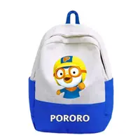 在飛比找蝦皮購物優惠-Pororo 男孩女孩學校背包韓式背包