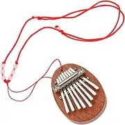LALADEFIEE Mini Key Kalimba Wooden Finger Piano for Boys and Girls Beginner Adults Portable