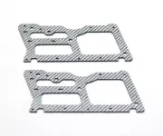 XTREME HELI ALIGN T-REX 250 SILVER CARBON FIBER LOWER FRAME (2) 11753S FLYBAR