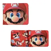 New Mario Poses SUPER MARIO BROS. BiFold Wallet Credit Card Billfold