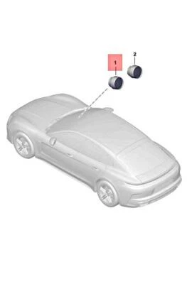 Genuine PORSCHE Digital Clock 9J1919203RIN2