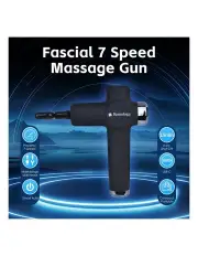 [Clevinger] Remology Impact Therapy 7 Adaptive Speed USB-C Fascial Massage Gun with 4 Heads