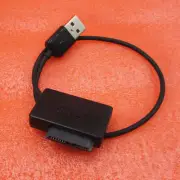 SATA Slimline to USB 2.0 Adapter Cable Laptop CD DVD Rom Drive 7+6 13Pin A2TM
