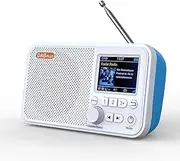 Economic 2.4 inch Color LCD Screen Digital Desktop Alarm Clock DAB DAB+ FM -Compatible Broadcasting Radios