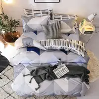 在飛比找momo購物網優惠-【Pure One】台灣製 美肌磨毛 雙人床包枕套三件組 卡