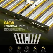 640W Spider LED 8bars Grow Light Full Spectrum Commercial Grow Indoor Lamp