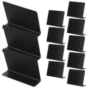 12PCS Mini Chalkboard Signs Blackboard Sign Tabletop Erasable Message Board