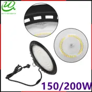 UFOHF High Bay Lights 150W 200W Warehouse Industrial Shed Factory Light Lamp