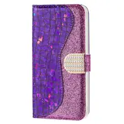 Bling Glitter Women's Wallet Case Flip Stand Case For Samsung S20 FE