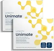 Unicity Unimate Booster Pack, Yerba Mate Drink Mix with Chlorogenic Acids, Sugar-Free Single-Serve Sticks