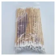 300 Cotton Swabs Applicator w/ Long Wood Handle Q-tip 6" Non-Sterile 3 100/bag
