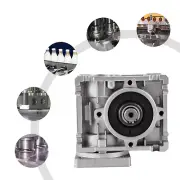 Worm Gear Reducer Speed Reducer Ratio 10 : 1 Gearbox For Nema 23 Stepper Motor