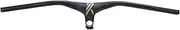 Fuchooky Mountain Bike Integrated Handlebar Lightweight Aluminum Alloy with Non Slip Grip Comfort Design for Cycling (Black Gold)