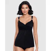 Miraclesuit Swim Surplice Loose Fit Wired Tankini Top