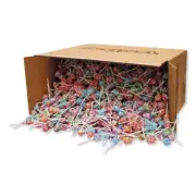 30lbs.Assorted Flavors Dum-Dum-Pops Individually Wrapped Candy Bulk Carton