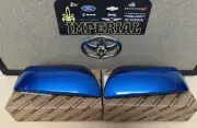2016-2017 TOYOTA TACOMA 8T0 BLUE MIRROR COVERS W/O TURN SIGNALS GENUINE OEM
