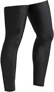 [LANREN] 1Pair Bicycle Cycling Running UV Protection Elastic Leg Warmers Leg Sleeves Hiking Basketball Soccer Ports Safety (Size : XX-Large)
