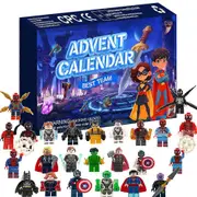 2024 Christmas Marvel Super Heroes Figure Advent Calendar Model Toys Xmas 24 Days Countdown Doll Blind Box Kids Surprise Gift