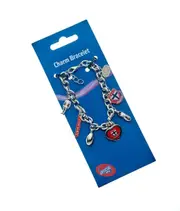 St Kilda Saints AFL Charm Bracelet Team Logo Charms Jewellery