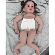 28inch Reborn Baby Doll Unassembled Part Hand-Rooted Hair Painted Kit