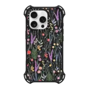 iPhone 16 Pro Bounce Case MagSafe Compatible the meadow / floral watercolor illustration pattern on clear background