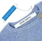100 Personalized Labels to Mark Clothes. Sewing Tape in Clothes. Gentle with Your Kids Skin, for Children's School Uniform/Clothing Labels for Kids, Baby and Children. Send US Your Text in a Message