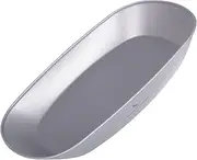 Boundless Voyage Titanium Plate Ultralight Dish Oval Shape Plate Outdoor Camping Portable Tableware Dishwash