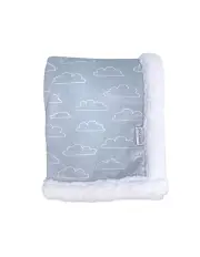[Bubba Blue] Nordic Velour Cuddle Blanket in Blue