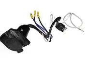 Hopkins 47205 4-wire Flat To 7-rv Blade Plastic Adapter