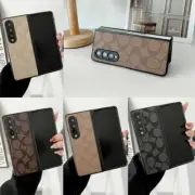 For Samsung Galaxy Z FOLD6/5/4/3 Shockproof Leather Hybrid Retro Slim Case Cover