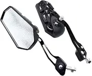 Mikinona 1 Pair Vehicle Modified Rearview Mirror Modified Handlebar Reversing Mirror Handlebar Rearview Mirror