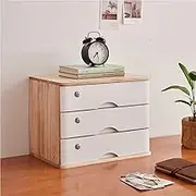 Portable Storage Wooden Desktop Storage Box with Lockable Drawers nize Your Office Files with 1/2/3/4 Tier Desktop File Cabinet nizers Stylish and Functional Desktop Drawer Cabinet for Maximum Storag