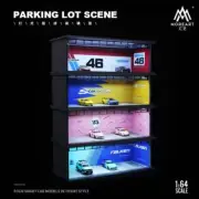 MoreArt 1:64 Lighting display box parking lot Diorama