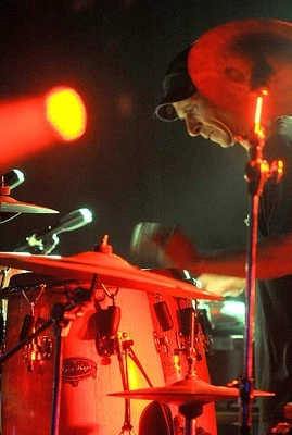 Percussionist Jeffree Lerner of Sound Tribe Sector 9 performs at D- Old Photo