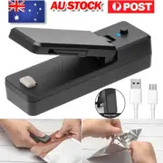 Portable Mini Heat Sealing Machine USB Rechargeable Seal Sealer Food Packing Bag
