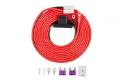 Kings 25A Wiring Kit - For DC Chargers + Trailers - Quick-Connect Anderson-Style Plugs - Inc Terminals + Fuses 8AWG 8mm2