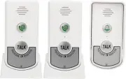 Wireless Intercom Doorbell, 1000m Distance Long Range Electronic Doorbell Chi...