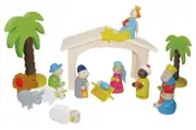 Wooden Nativity Set