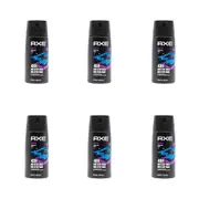 6PK Axe 150ml Deodorant Bodyspray 48hr Odour Protection For Men Marine Scent
