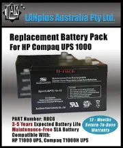 NEW Replacement Battery Pack for APC Smart UPS 1000 or IBM 1000 12-month wty