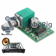 2PCS PAM8403 5V 2 Channel USB Power Audio Amplifier Board 3Wx2W Volume TOP