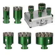 5PCS 25-68mm M14 Diamond Hole Saw Set Ceramic Marble Tile Core Bit Cutter