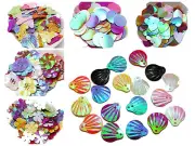 DIY Mixed Color Loose Sequins Paillettes Sewing Wedding Craft Various Shape